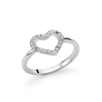 Anello Miluna Donna Diamantissima in Argento Diamante 0.02 Ct LID3558M14 - LID3558M14